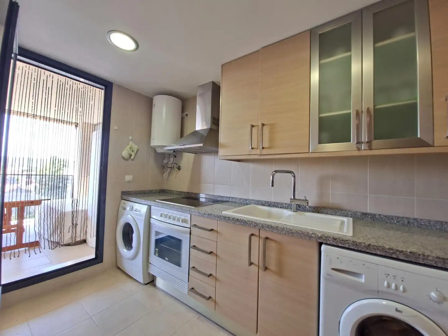 Cocina de Apartamento en venta en Oropesa del Mar / Orpesa con Aire acondicionado, Terraza y Amueblado