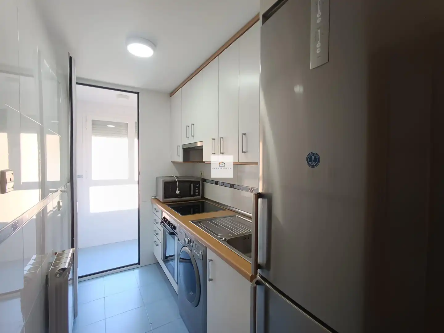 Cocina de Piso de alquiler en Madrid con Aire acondicionado, Calefacción y Parquet