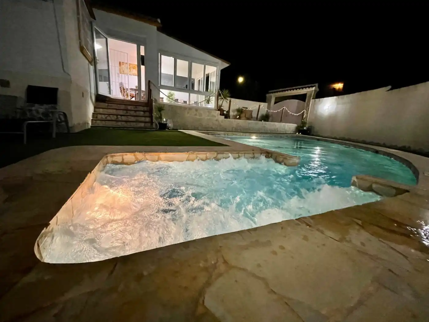 Swimming pool of Houses for rent in San Fulgencio  with Air Conditioner, Heating and Private garden