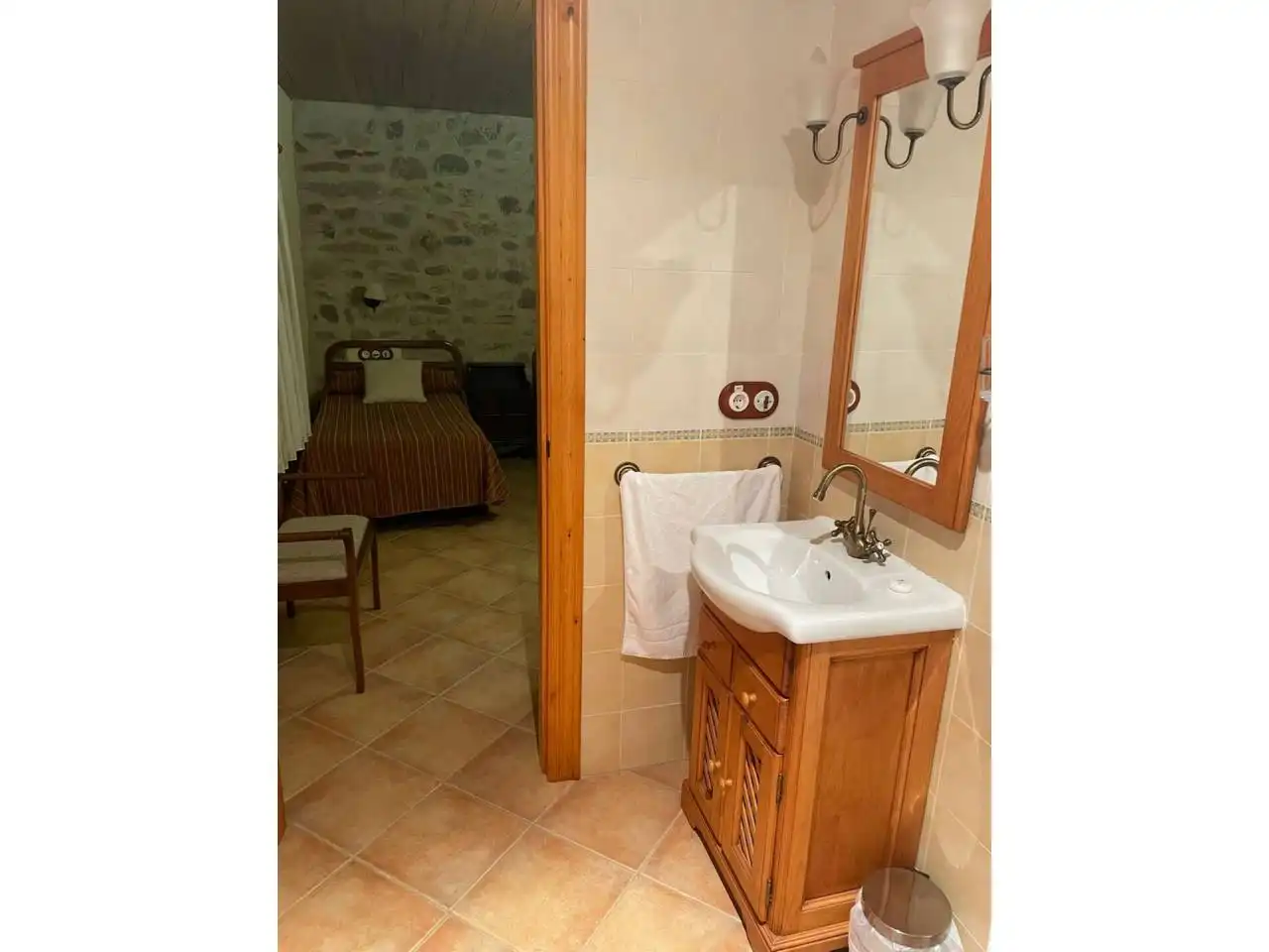 Baño de Casa o chalet en venta en Eslida con Aire acondicionado, Terraza y Amueblado