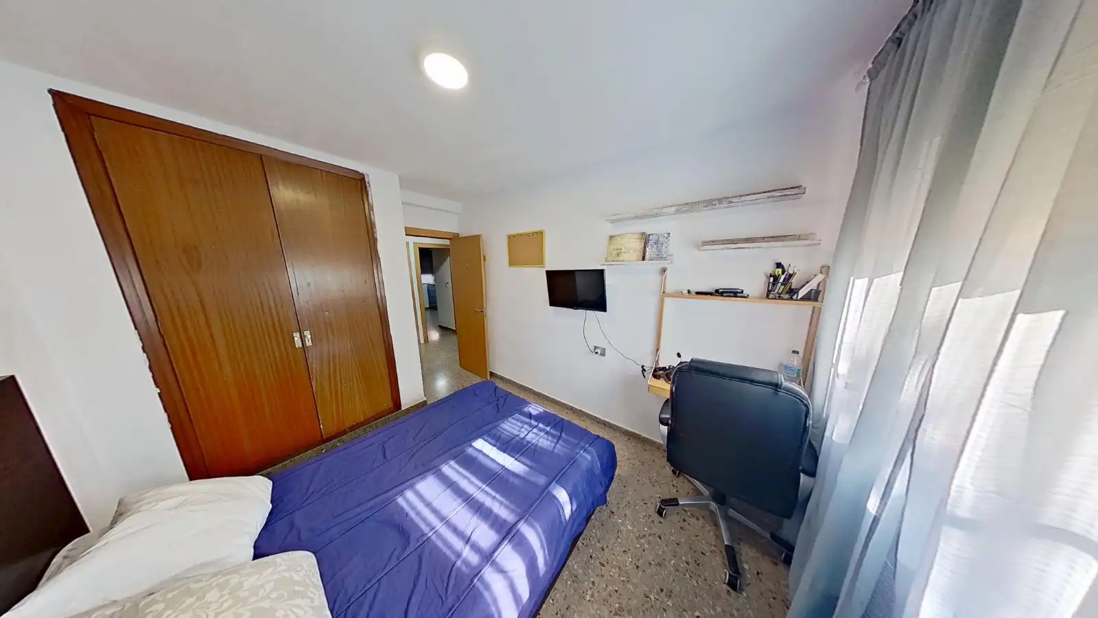 Dormitori de Pis en venda en Valencia amb Aire condicionat, Terrassa i Balcó
