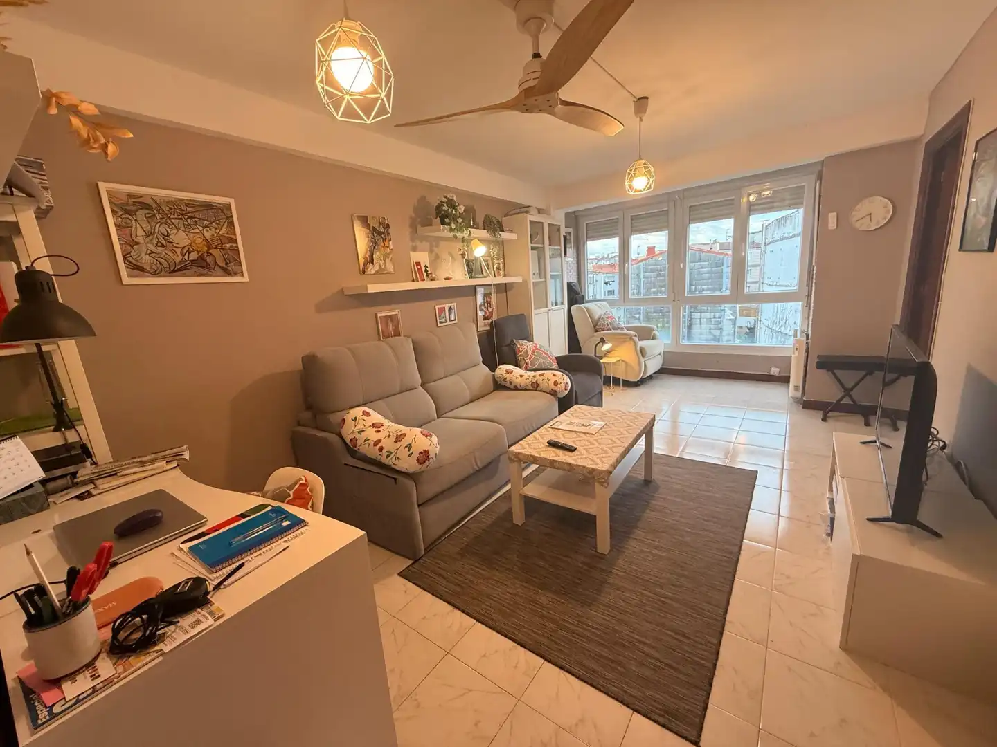 Living room of Flat for sale in Santoña  with Heating and Furnished
