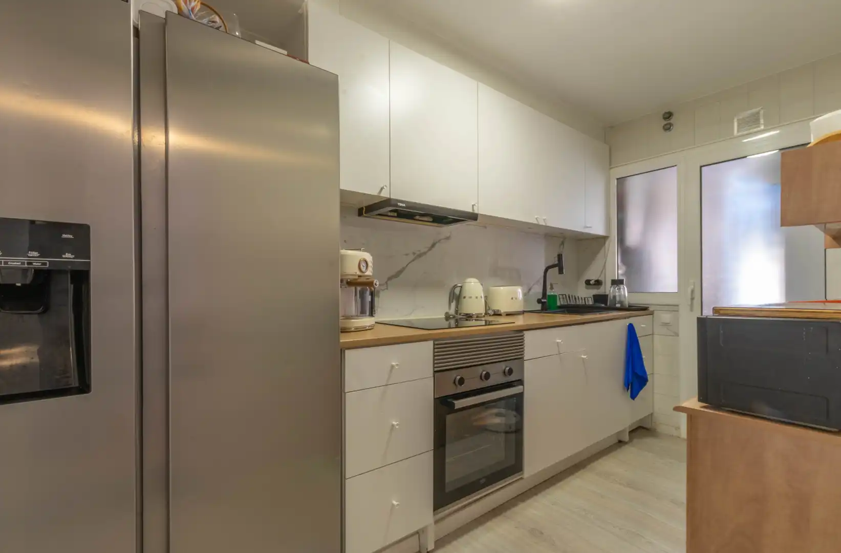 Küche von Maisonette zum Verkauf in Sant Adrià de Besòs mit Klimaanlage, Heizung und Ofen