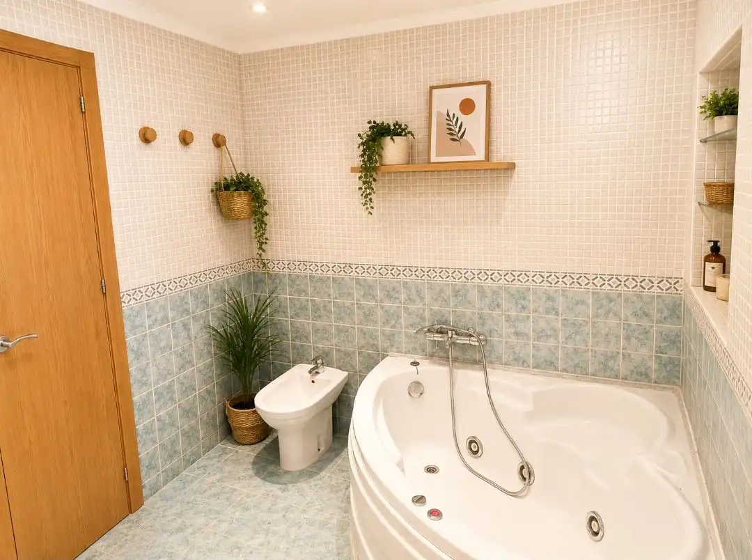 Bany de Apartament de lloguer en Algeciras amb Terrassa