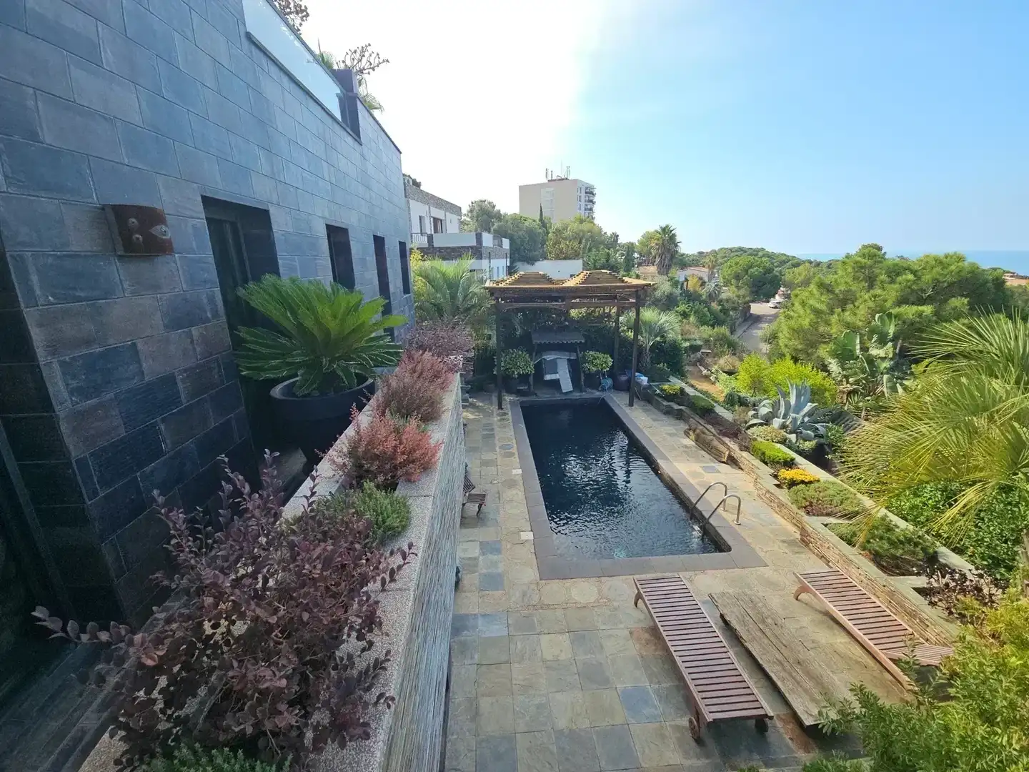 Piscina de Casa o chalet en venta en Lloret de Mar con Aire acondicionado, Jardín privado y Terraza