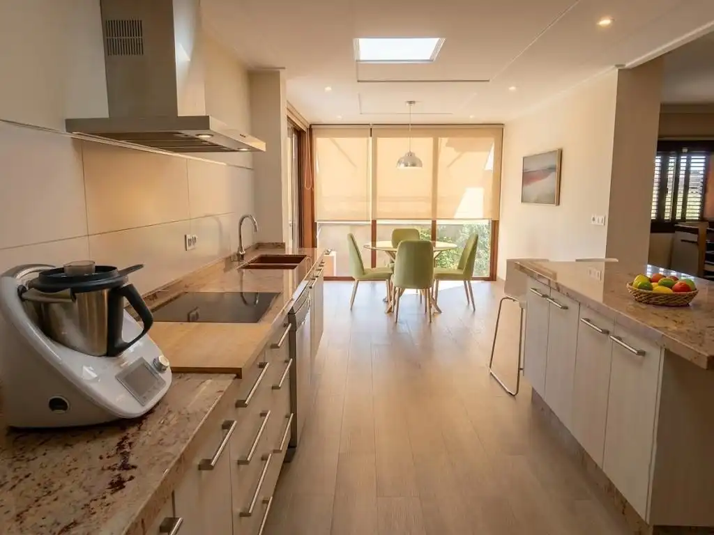 Cocina de Casa o chalet en venta en Carcaixent con Aire acondicionado, Calefacción y Jardín privado