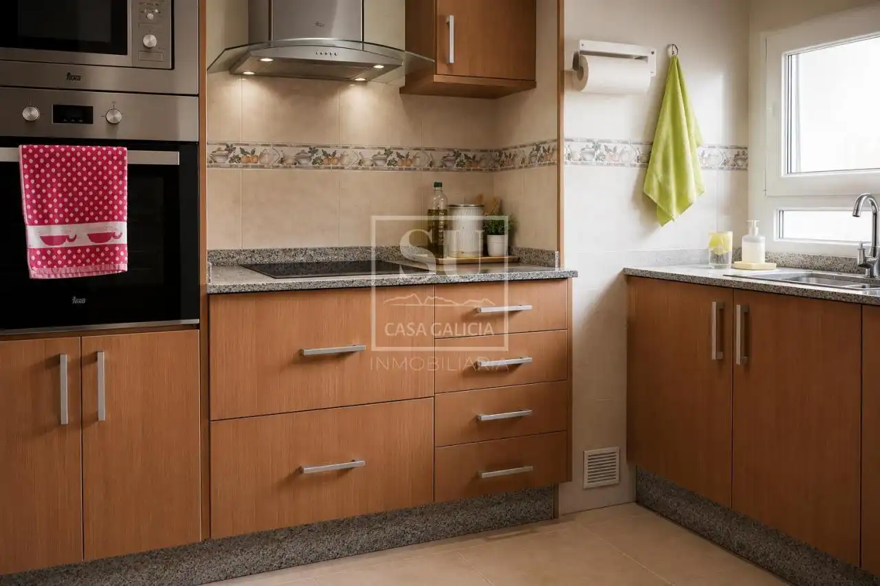 Kitchen of Houses for sale in Baiona  with Heating, Private garden and Terrace