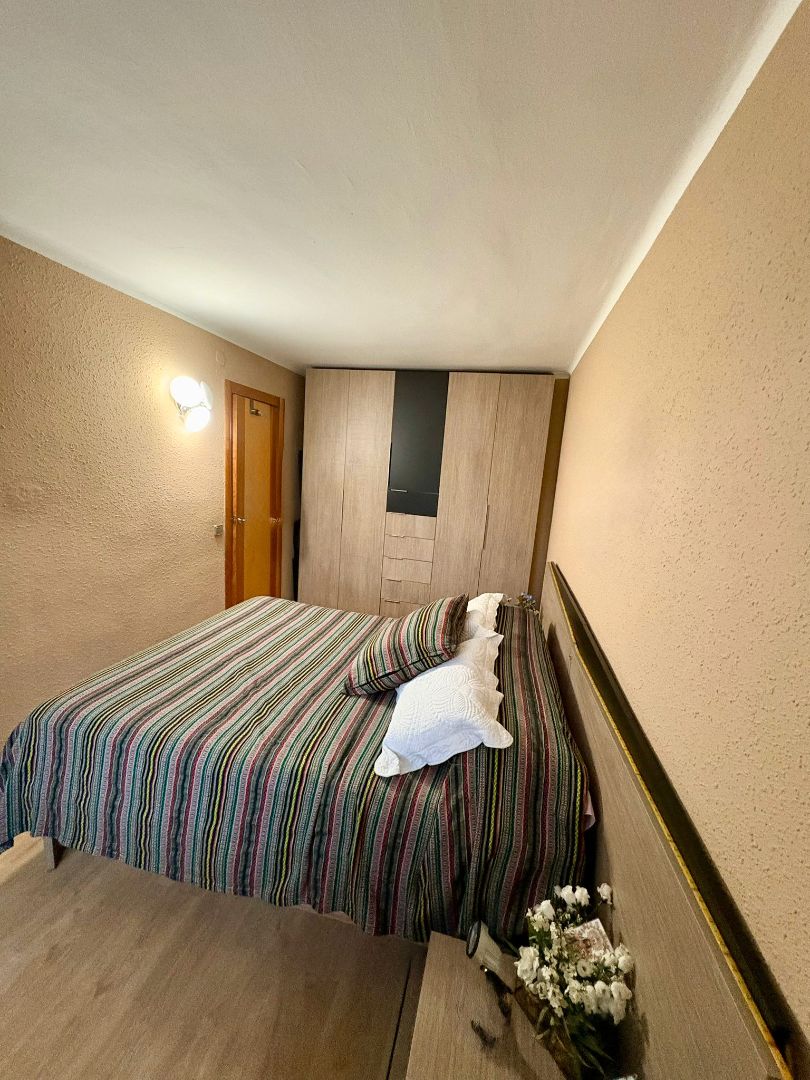 Bedroom of Flat for sale in Badalona  with Air Conditioner, Heating and Parquet flooring