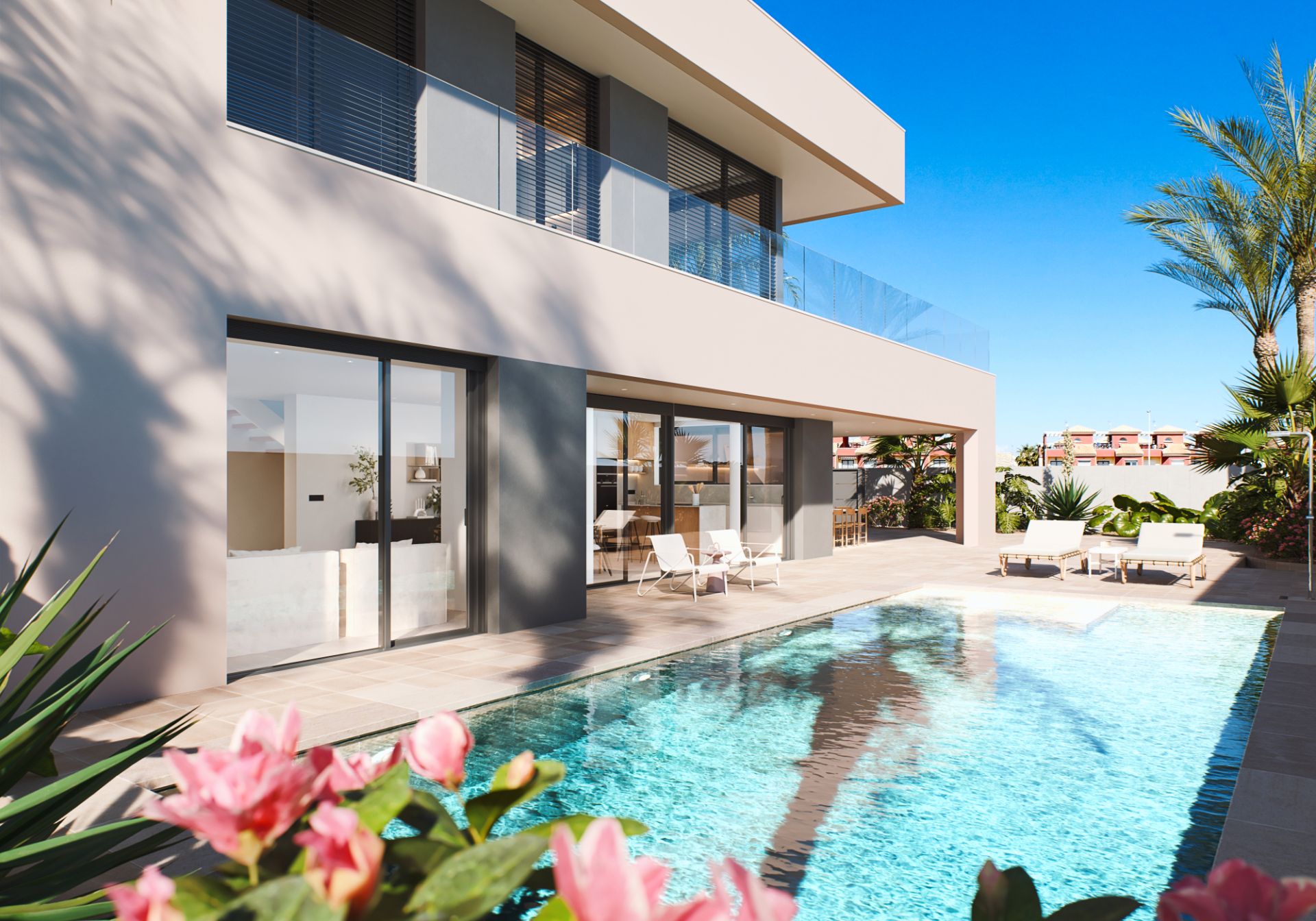 Piscina de Casa o xalet en venda en Orihuela amb Aire condicionat, Calefacció i Jardí privat