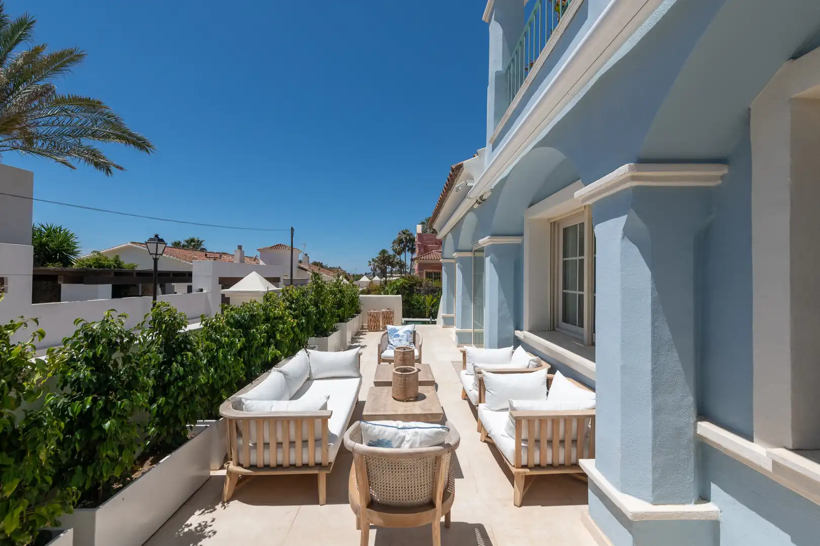 Terraza de Casa o chalet en venta en Marbella con Aire acondicionado, Calefacción y Jardín privado