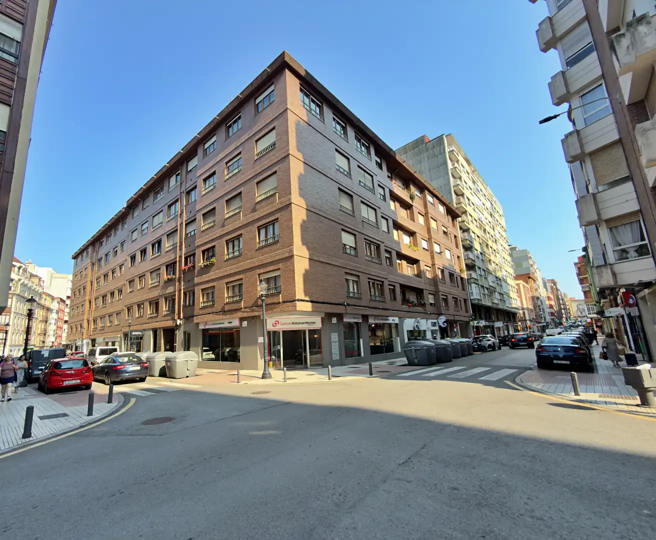 Vista exterior de Pis en venda en Gijón  amb Calefacció, Parquet i Terrassa