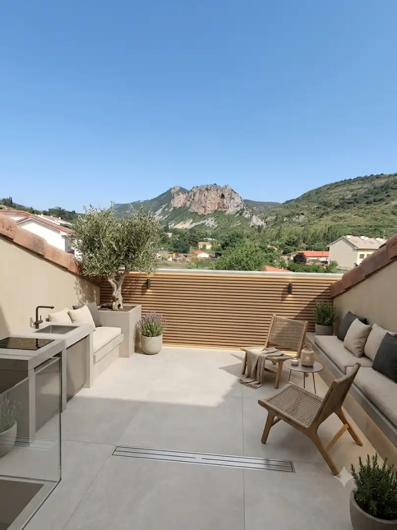Terrassa de Casa o xalet en venda en Torrecilla En Cameros amb Calefacció, Parquet i Terrassa