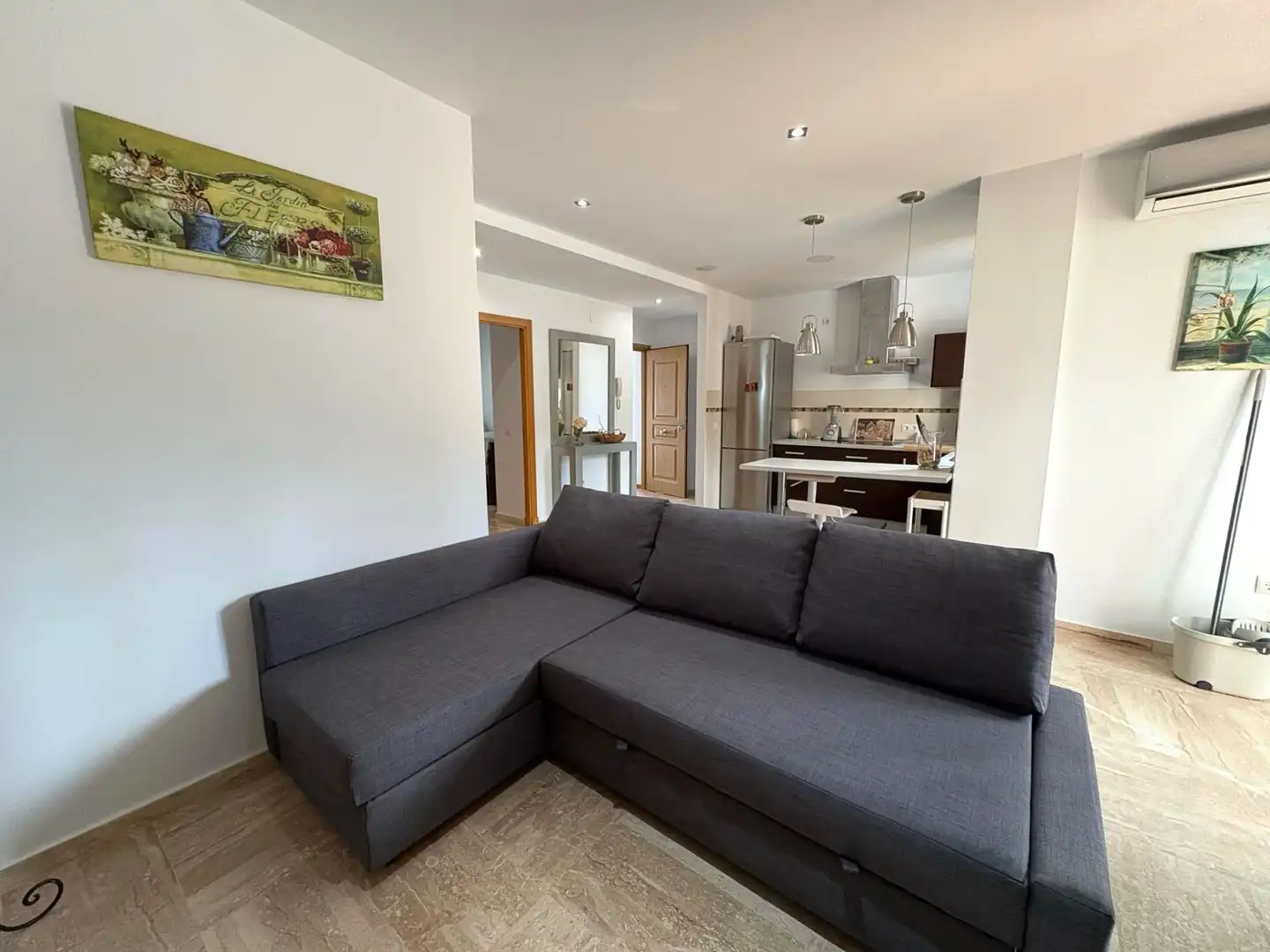 Living room of Apartments for rent in Chiclana de la Frontera  with Air Conditioner and Private garden