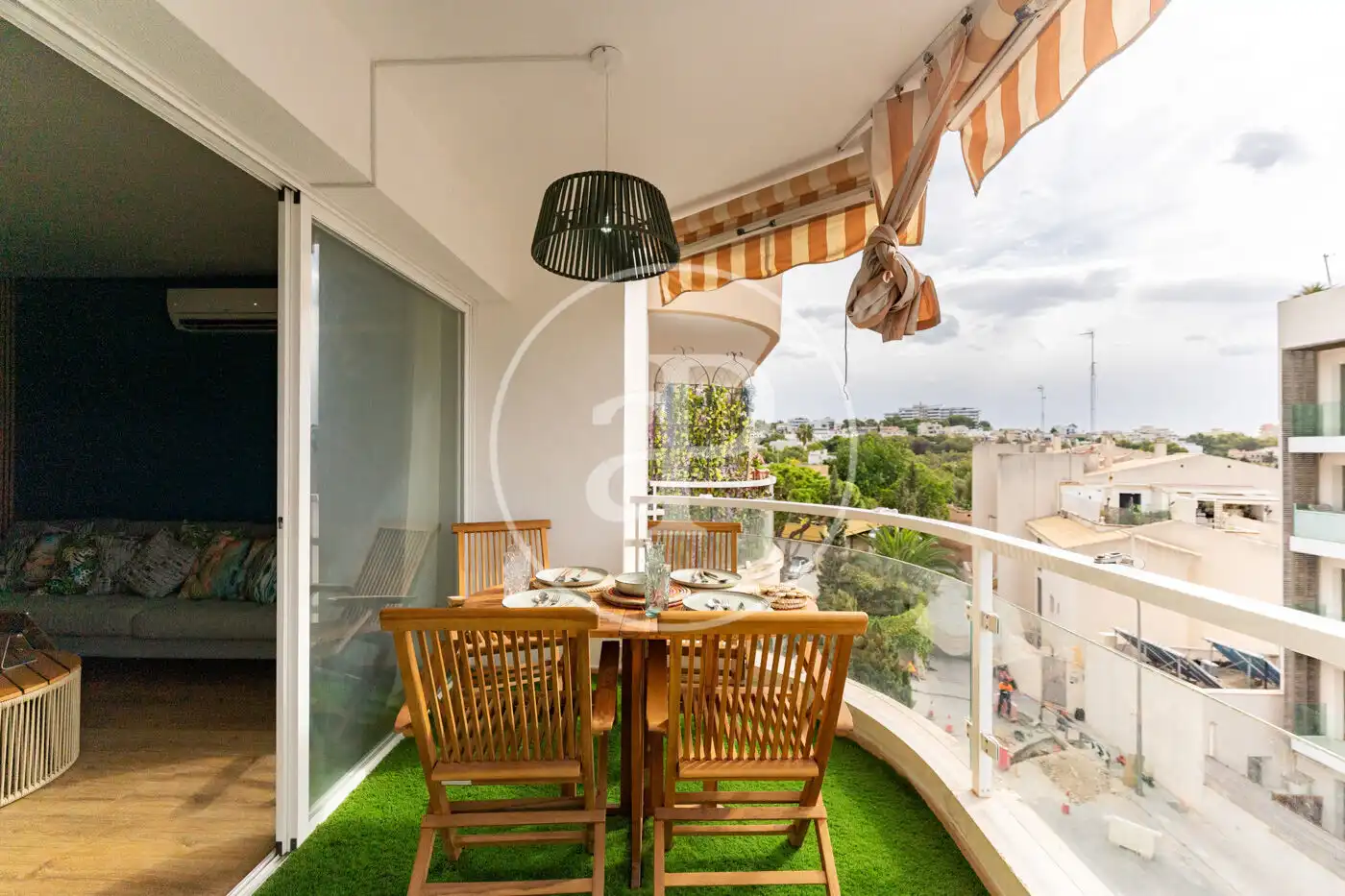 Terrace of Attic for rent in  Palma de Mallorca  with Air Conditioner, Heating and Terrace