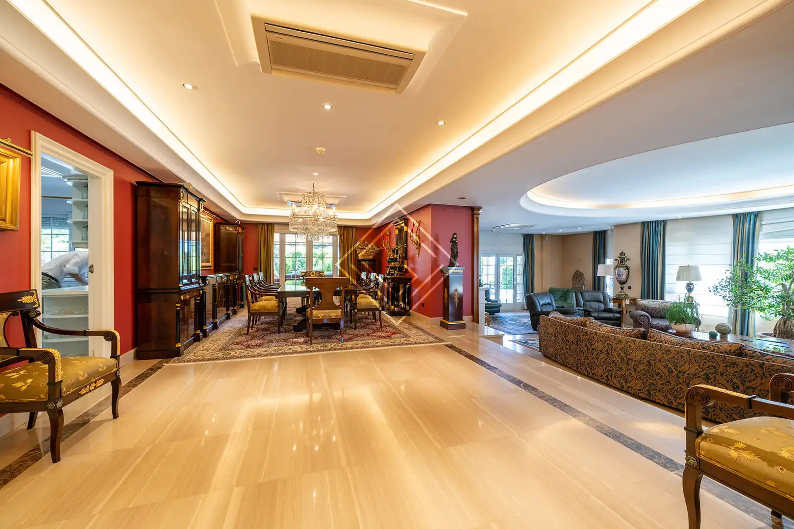 Sala de estar de Casa o chalet en venta en Algete con Aire acondicionado, Terraza y Trastero