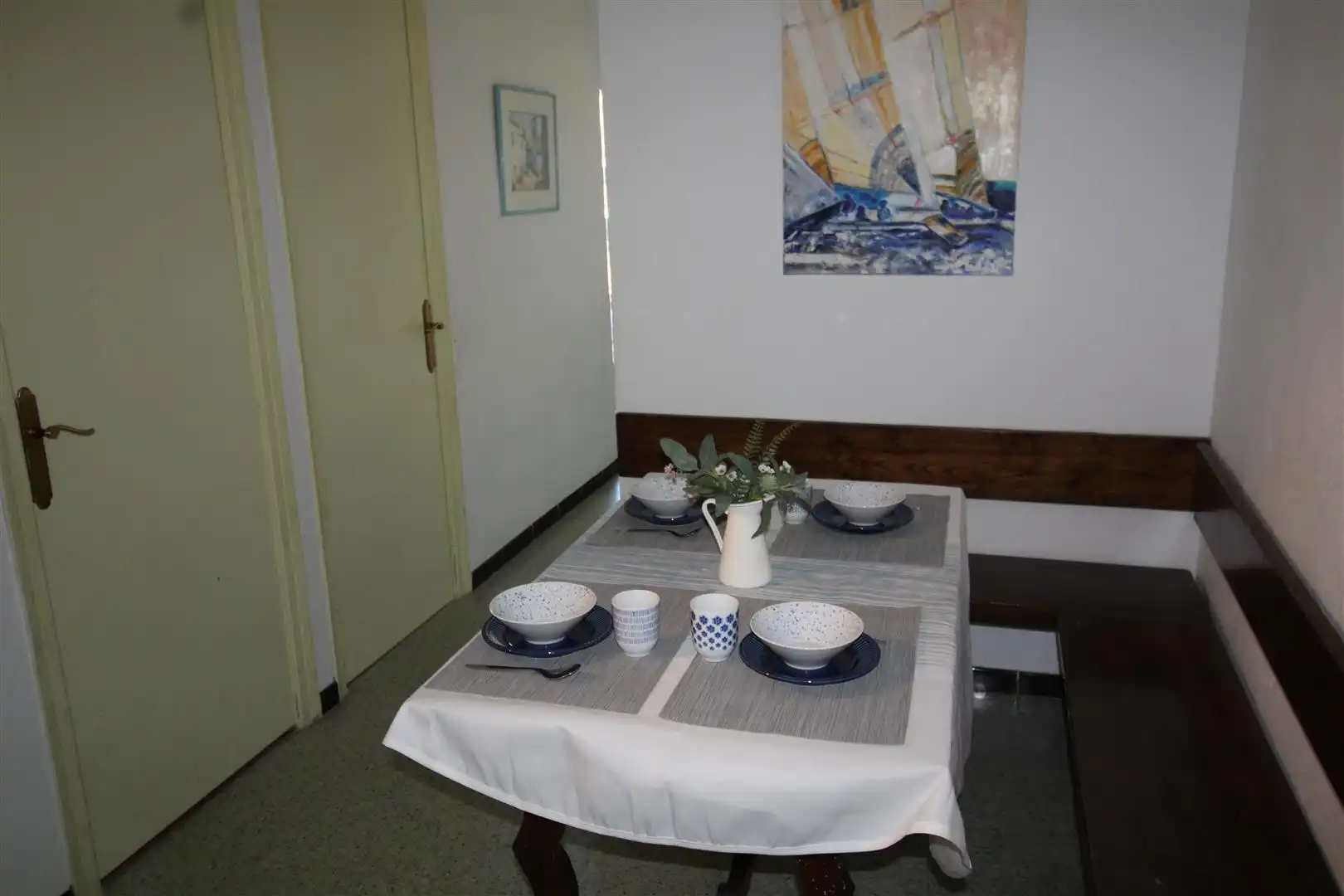Comedor de Apartamento en venta en L'Estartit con Calefacción, Terraza y Amueblado