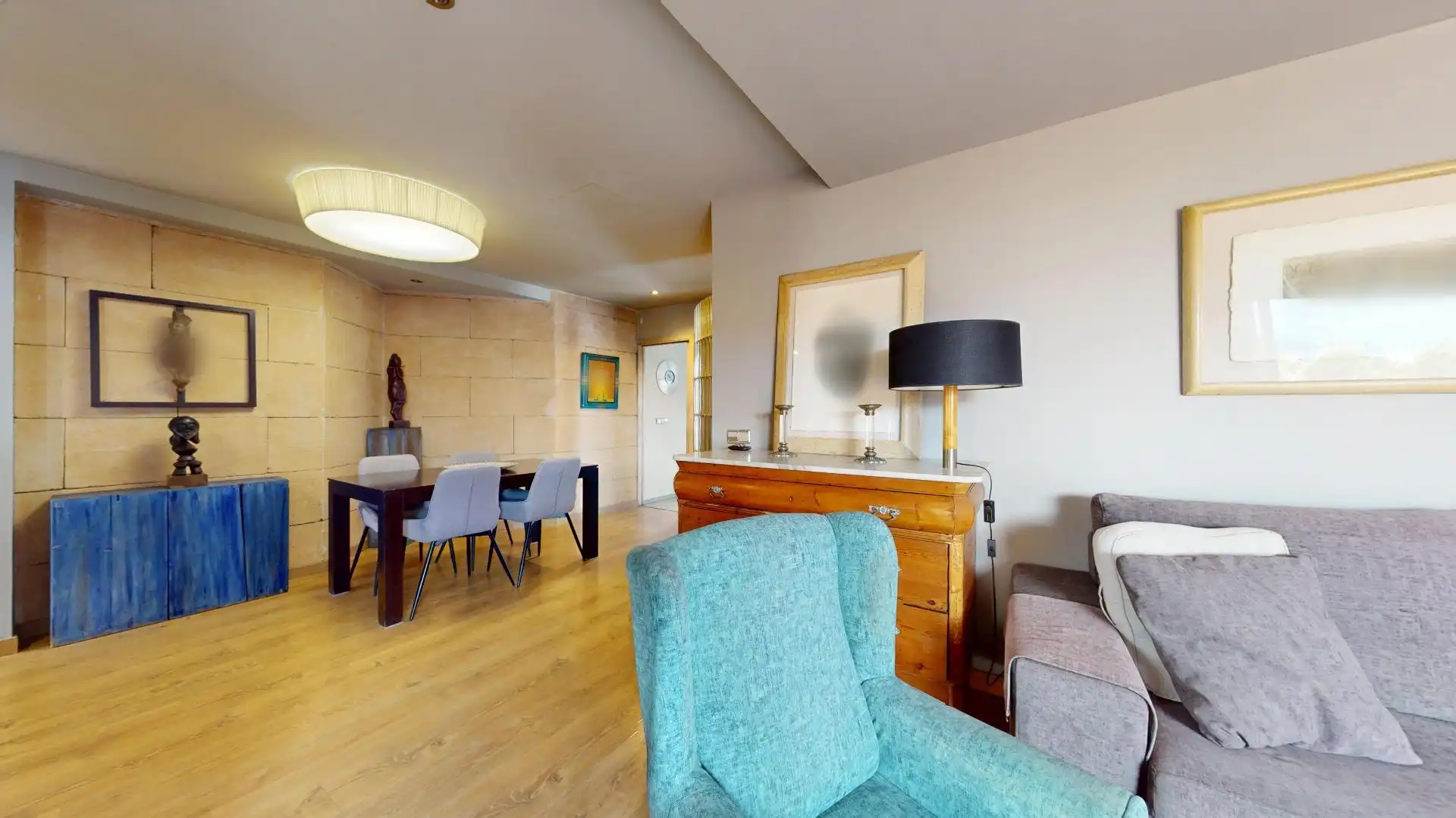 Sala de estar de Ático en venta en  Palma de Mallorca con Aire acondicionado, Parquet y Terraza