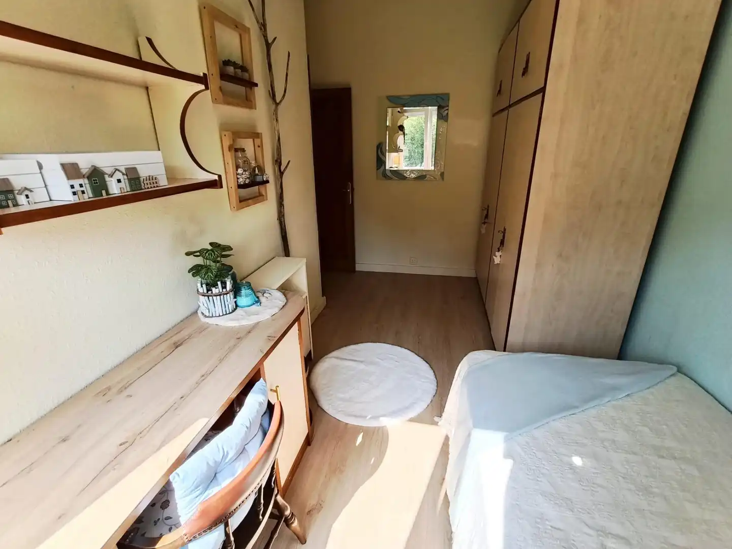 Bedroom of Flat for sale in Langreo  with Heating, Storage room and Furnished