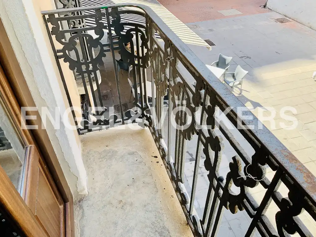 Terrasse von Wohnung zur Miete in Valencia mit Klimaanlage, Heizung und Balkon