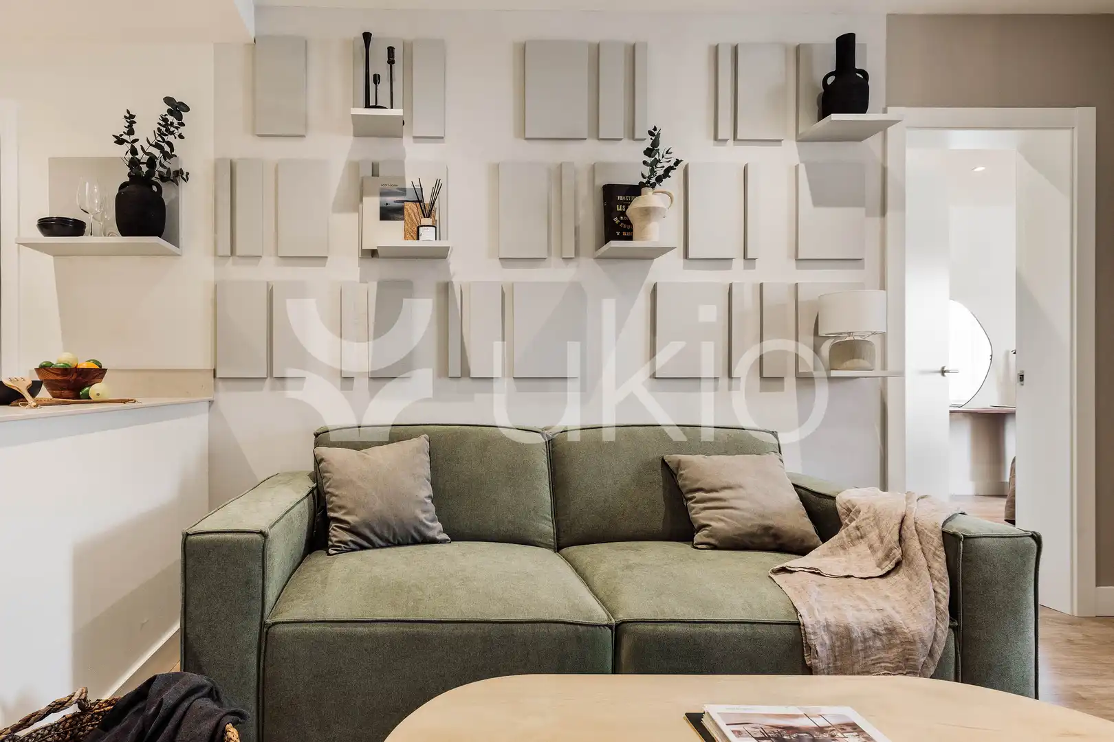 Wohnzimmer von Wohnungen zur Miete in Barcelona mit Klimaanlage, Heizung und Möbliert