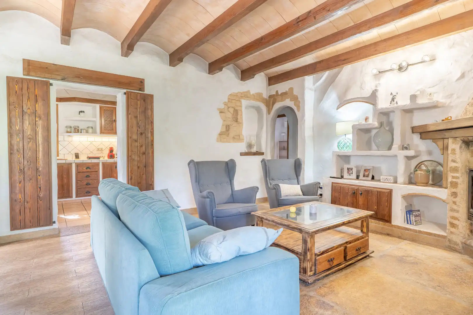 Living room of Country homes for sale in Calvià  with Heating
