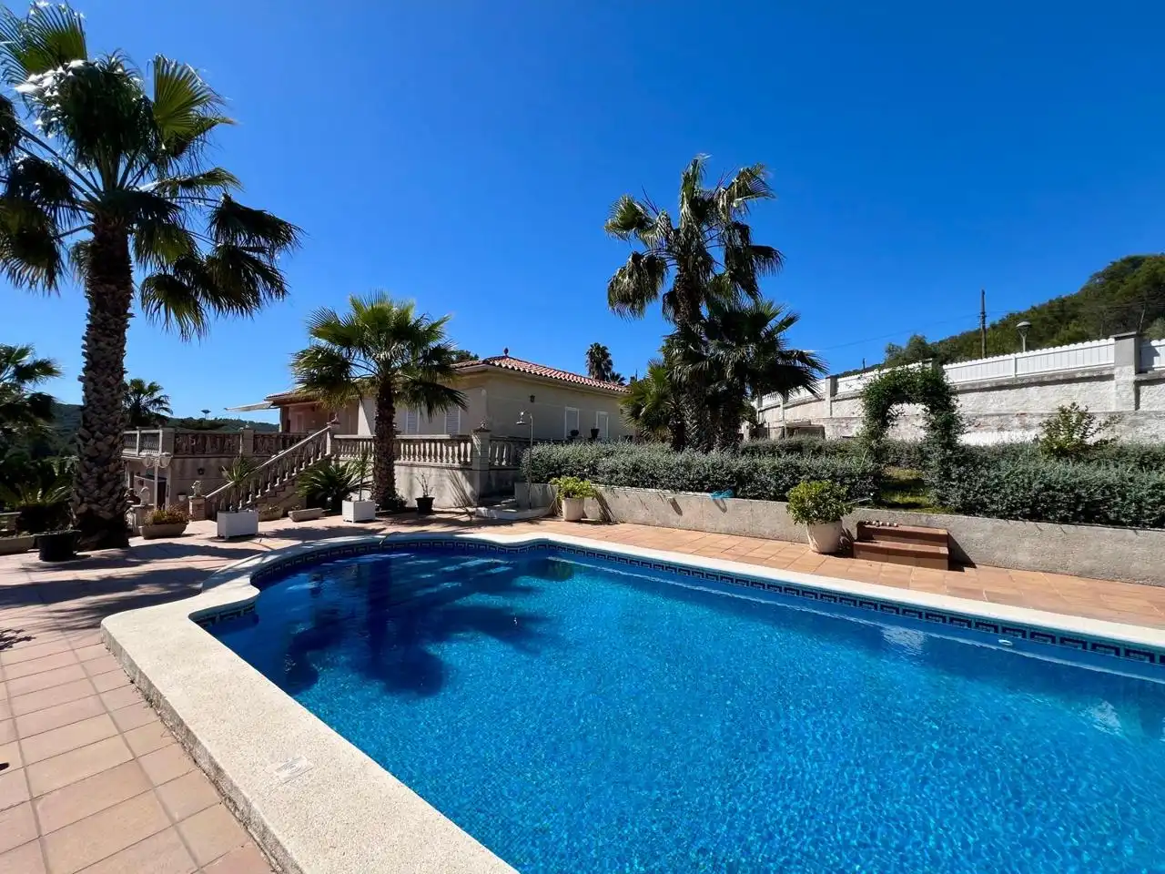 Swimming pool of Houses for sale in Calafell  with Air Conditioner, Heating and Private garden