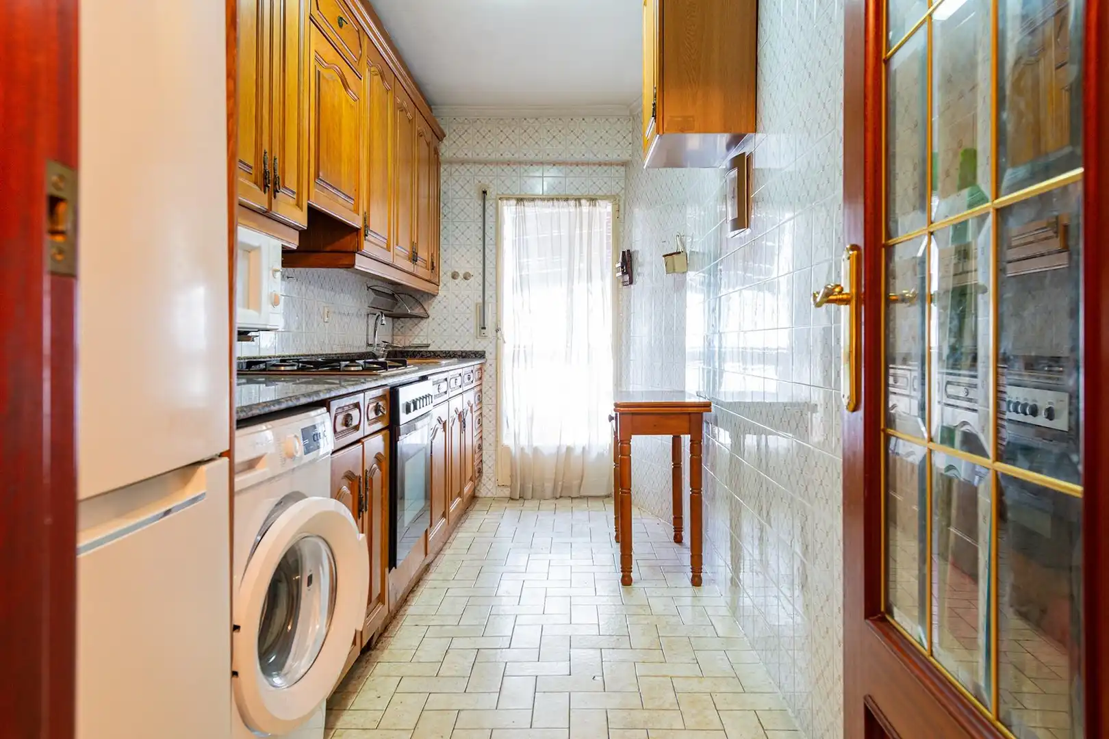 Küche von Wohnung zum Verkauf in Valencia mit Balkon