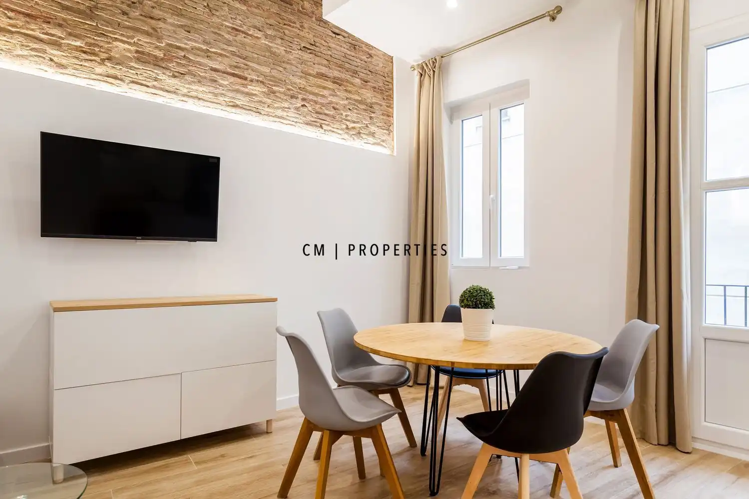 Sala de estar de Dúplex de alquiler en Valencia con Aire acondicionado, Calefacción y Terraza