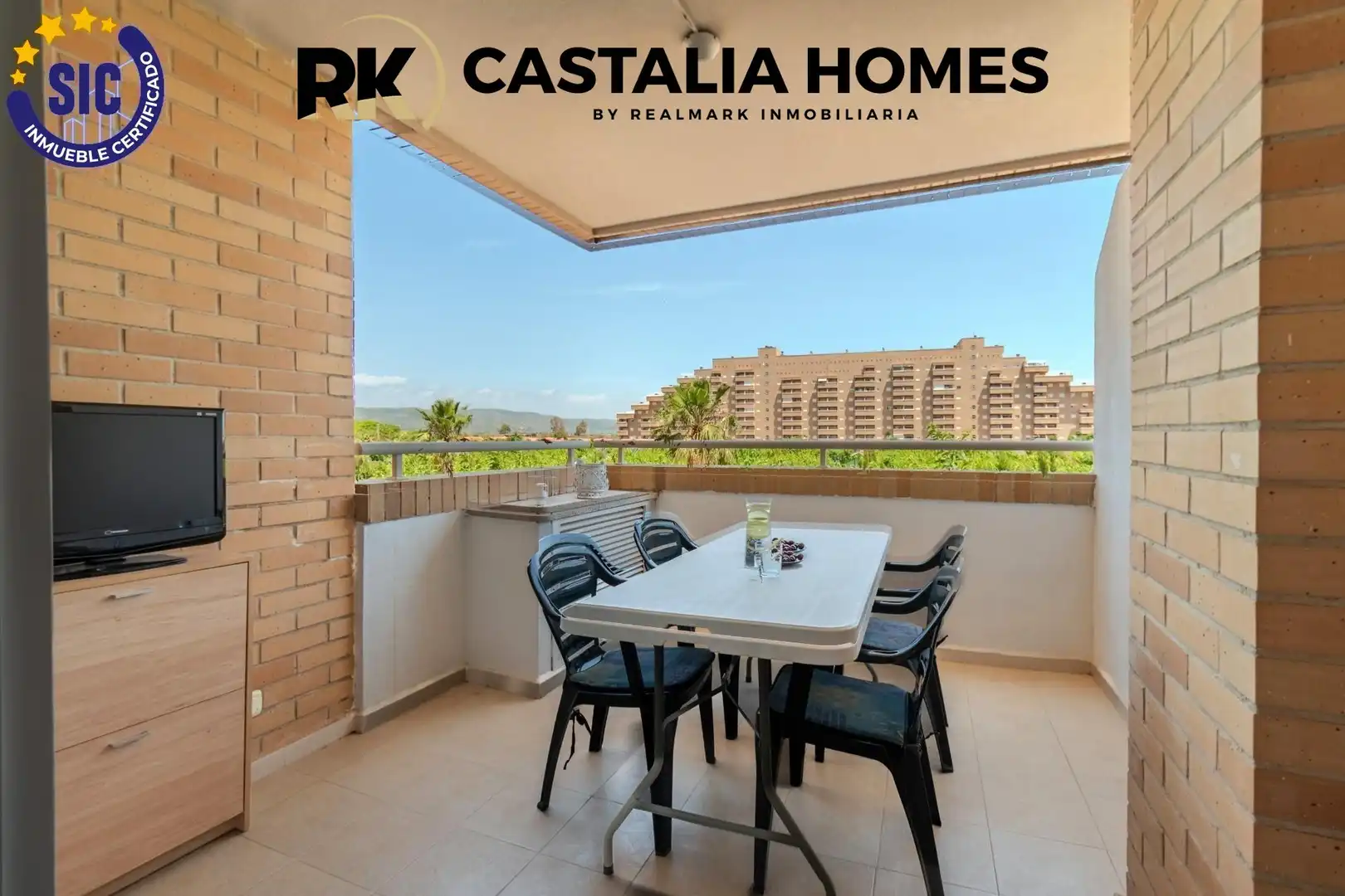 Vista exterior de Apartament en venda en Oropesa del Mar / Orpesa amb Aire condicionat, Jardí privat i Terrassa