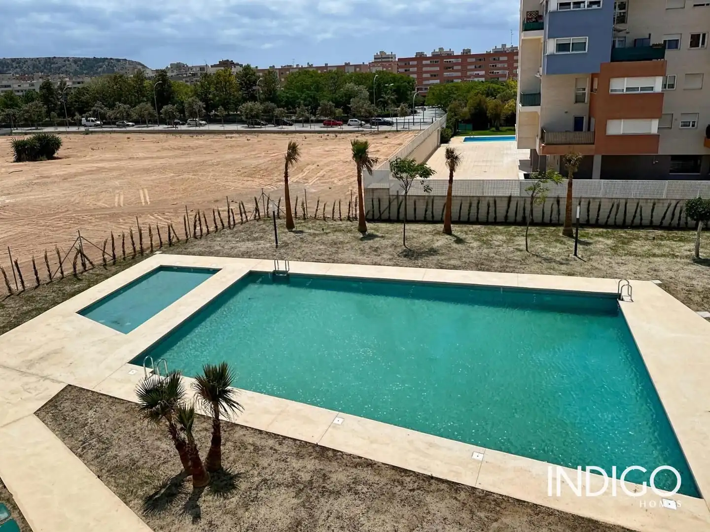 Piscina de Piso de alquiler en Alicante / Alacant con Aire acondicionado, Calefacción y Terraza