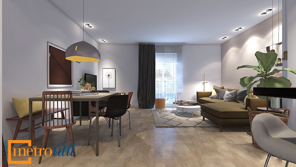 Living room of Flat for sale in Salamanca Capital  with Air Conditioner, Heating and Parquet flooring