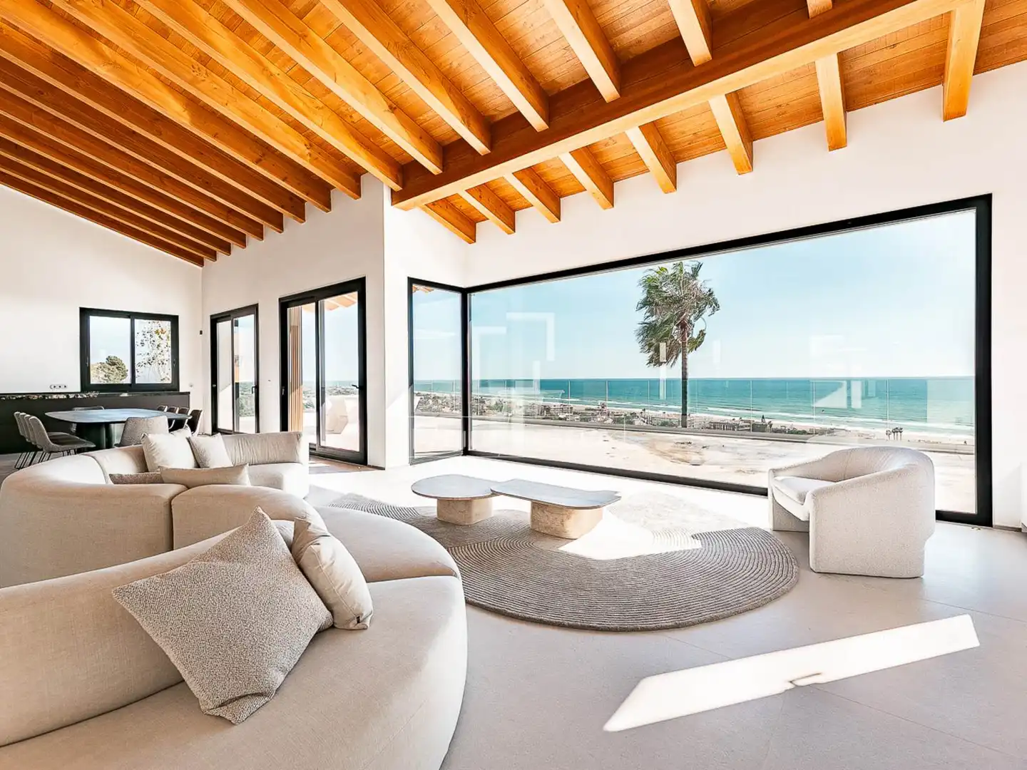 Living room of Houses for rent in Castelldefels  with Heating, Private garden and Terrace