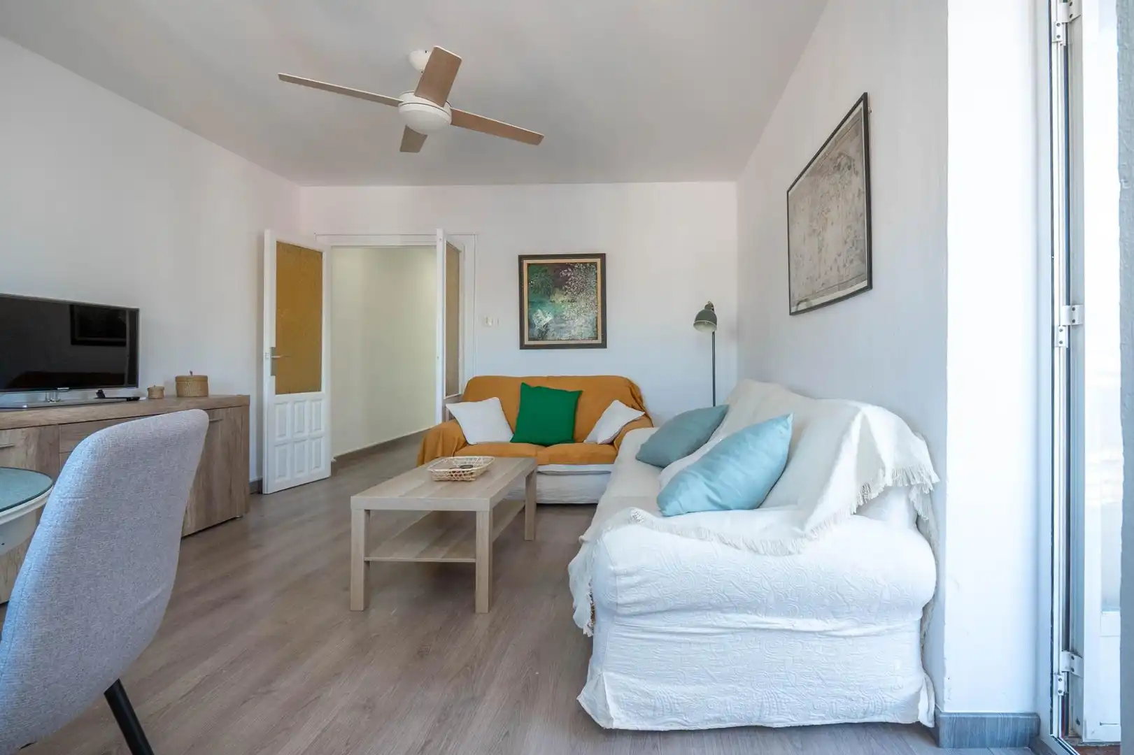 Living room of Flat for share in Ronda
