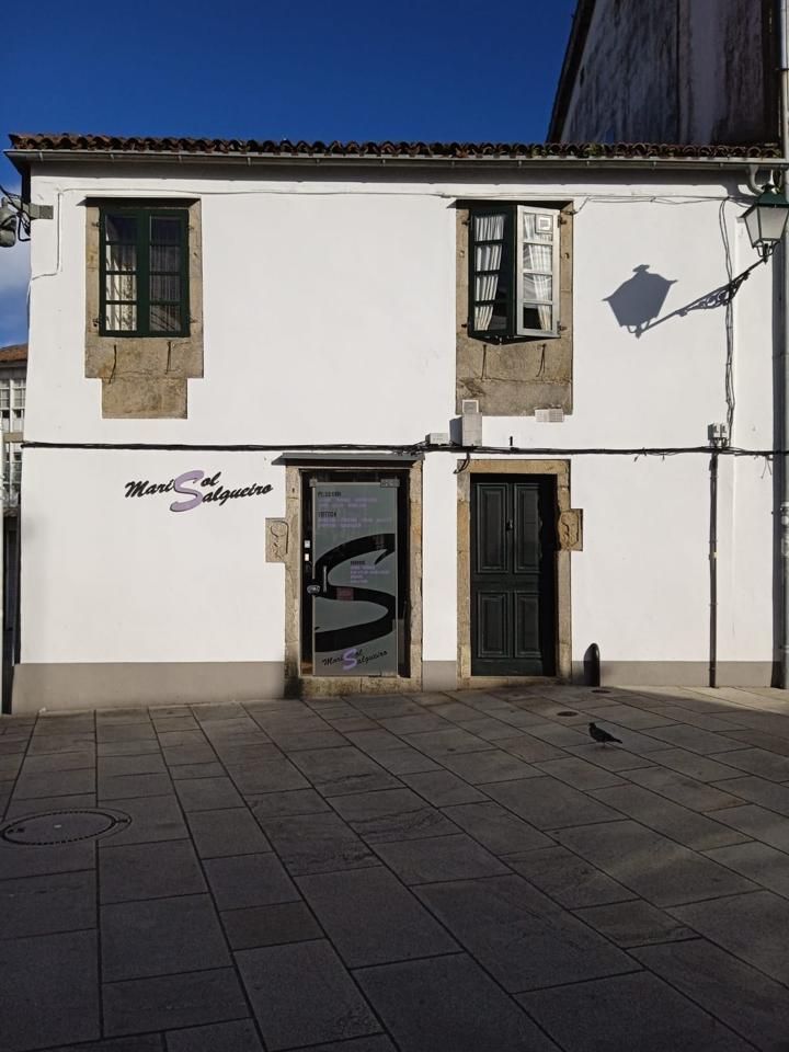 Vista exterior de Casa o xalet en venda en Santiago de Compostela  amb Calefacció