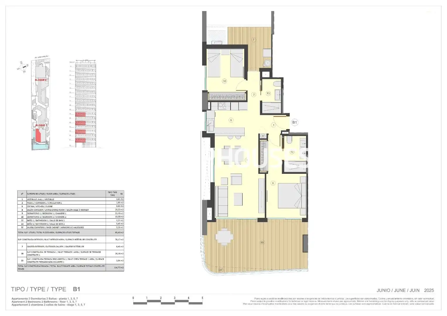 Appartement compact avec terrasse à vendre à Zona Levante - Playa Fossa, imagen 8