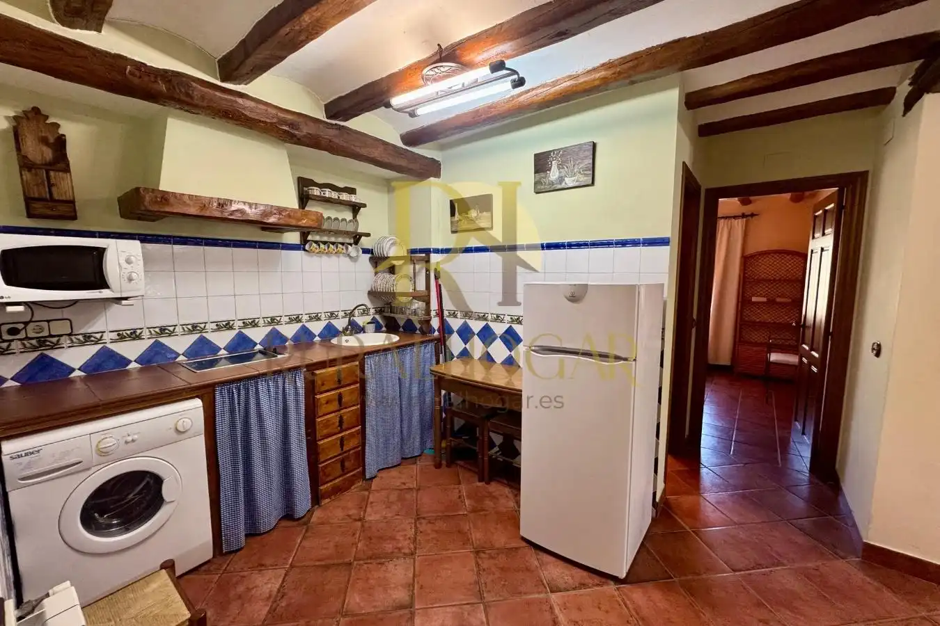 Cocina de Casa o chalet en venta en Peralejos de las Truchas con Calefacción, Jardín privado y Parquet