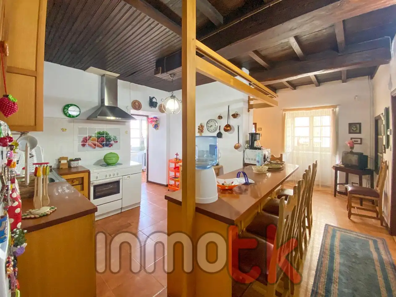 Cuina de Casa o xalet en venda en Guitiriz amb Calefacció, Terrassa i Traster