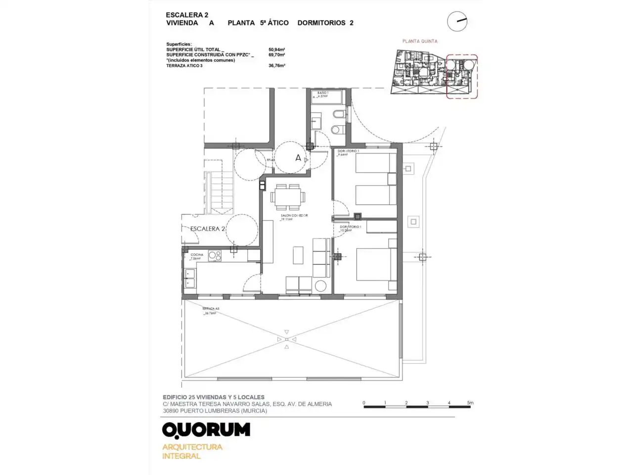 Piso en venta en Puerto Lumbreras con Aire acondicionado y Balcón