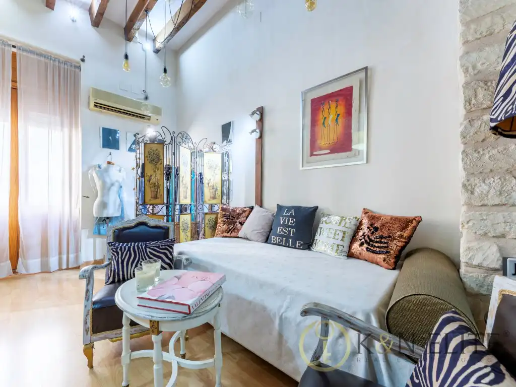 Living room of Flat for sale in Alicante / Alacant  with Air Conditioner and Balcony