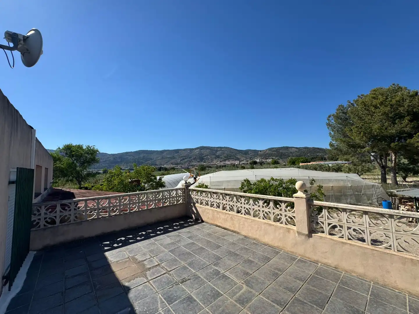 Terraza de Casa o chalet en venta en Onil con Aire acondicionado, Jardín privado y Piscina