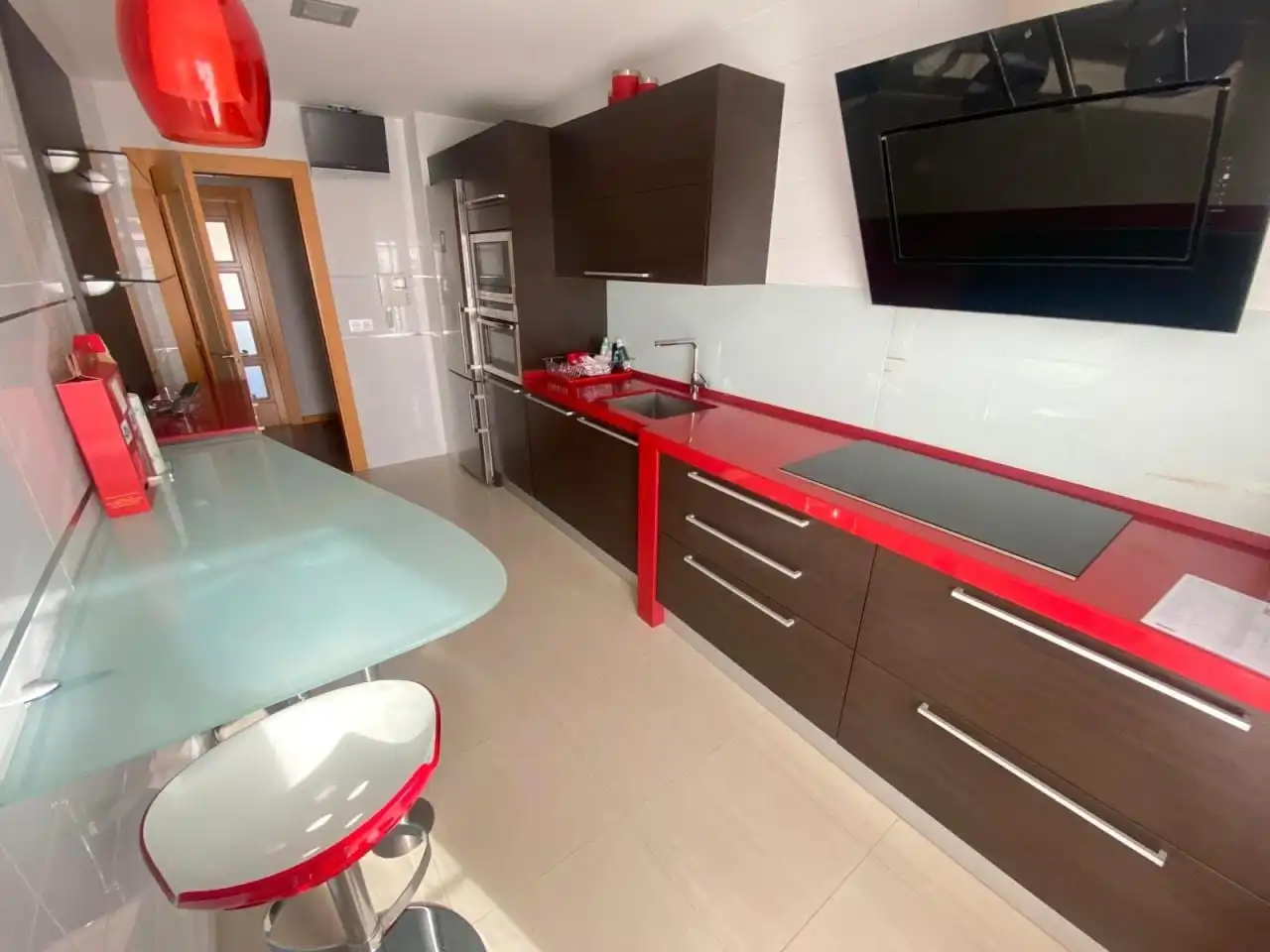 Cocina de Piso en venta en León Capital  con Calefacción, Terraza y Trastero