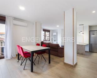 Dining room of Apartment to rent in  Valencia Capital  with Air Conditioner and Balcony