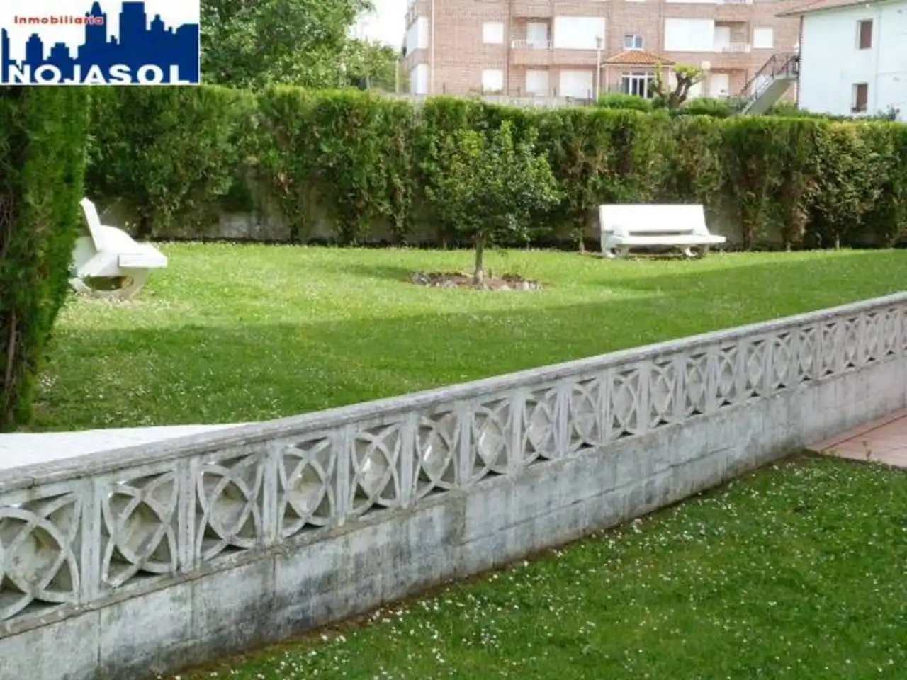 Jardín de Apartamento de alquiler en Noja con Terraza y Amueblado