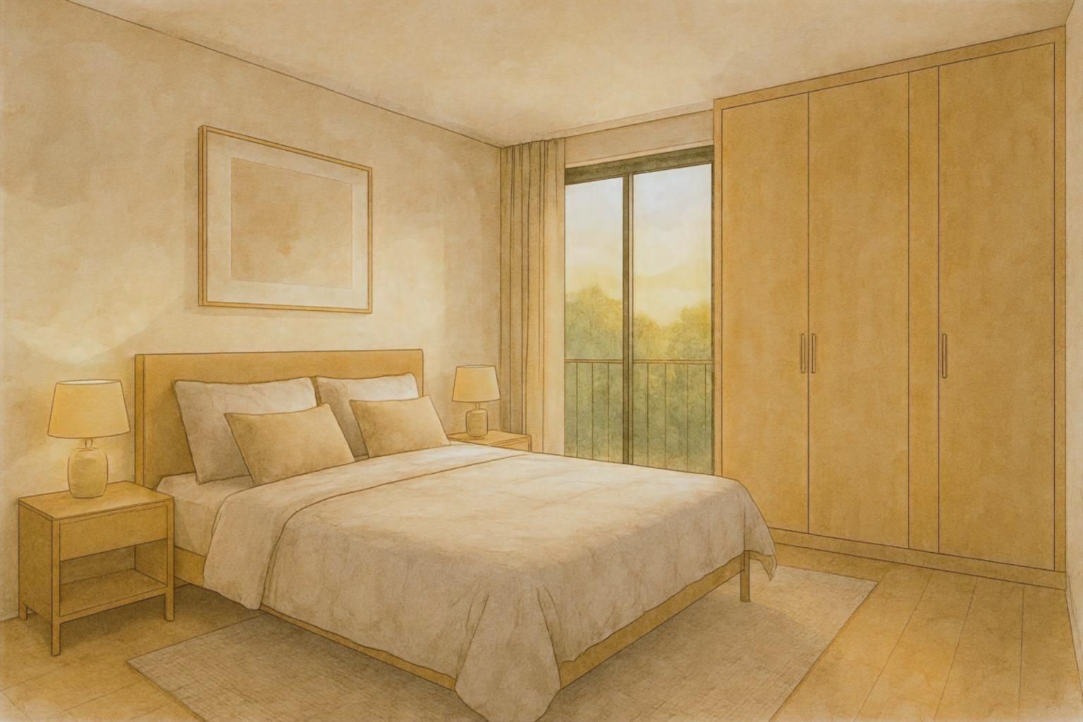 Schlafzimmer von Wohnung zum verkauf in Vilanova del Camí mit Heizung, Terrasse und Abstellraum