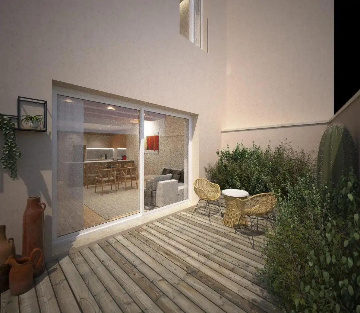 Terraza de Casa adosada en venta en Sant Celoni con Calefacción, Terraza y Horno