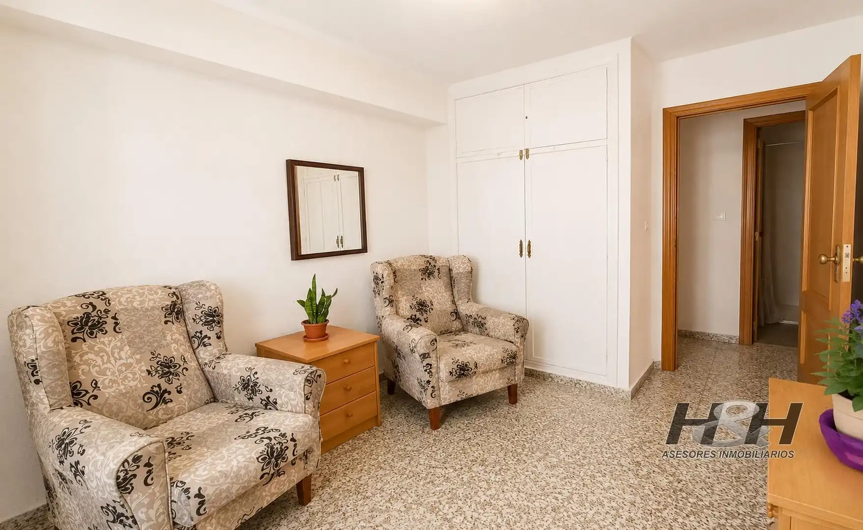 Sala de estar de Piso en venta en Godella con Aire acondicionado y Balcón