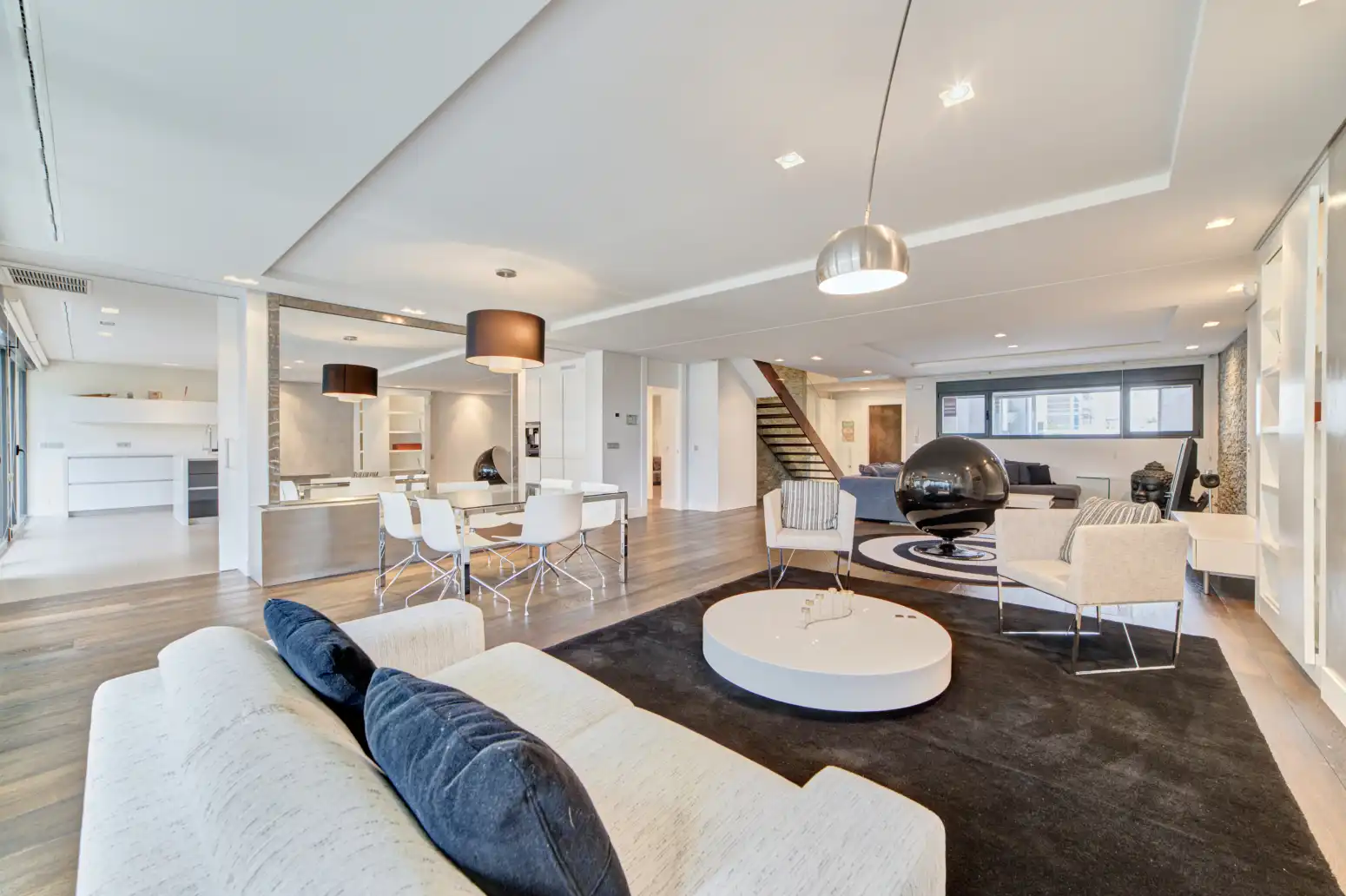 Sala de estar de Casa o chalet de alquiler en Zizur Mayor / Zizur Nagusia con Calefacción, Jardín privado y Parquet