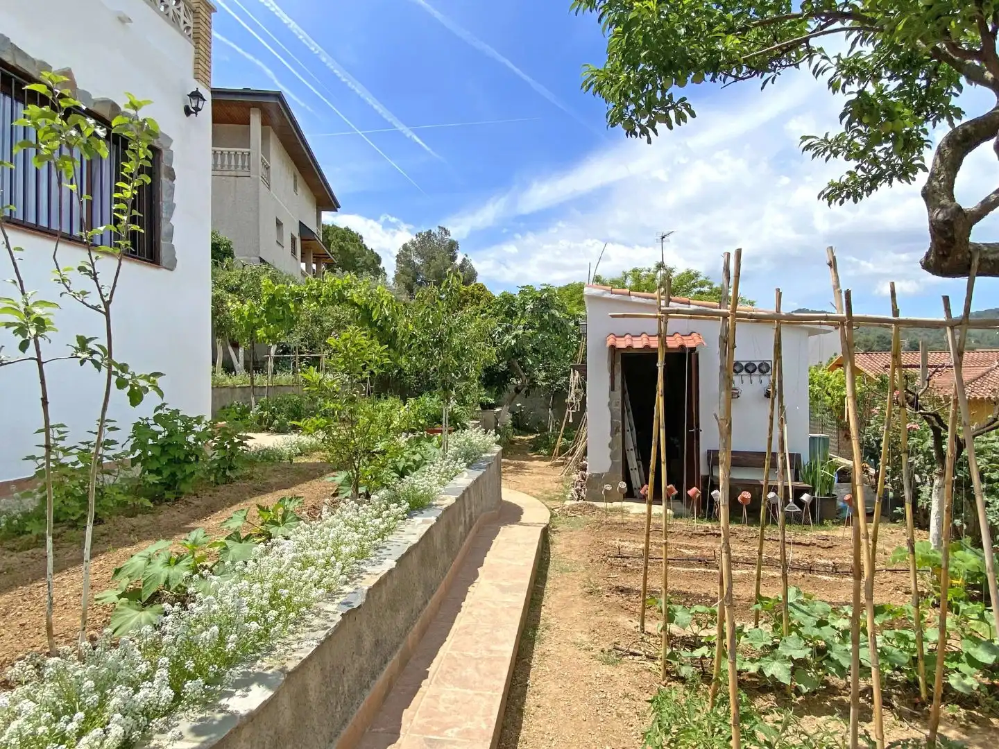 Jardín de Casa o chalet en venta en Sant Vicenç Dels Horts con Aire acondicionado, Terraza y Piscina