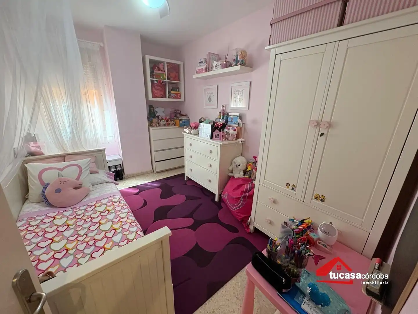 Bedroom of Flat for sale in Córdoba  with Air Conditioner and Balcony