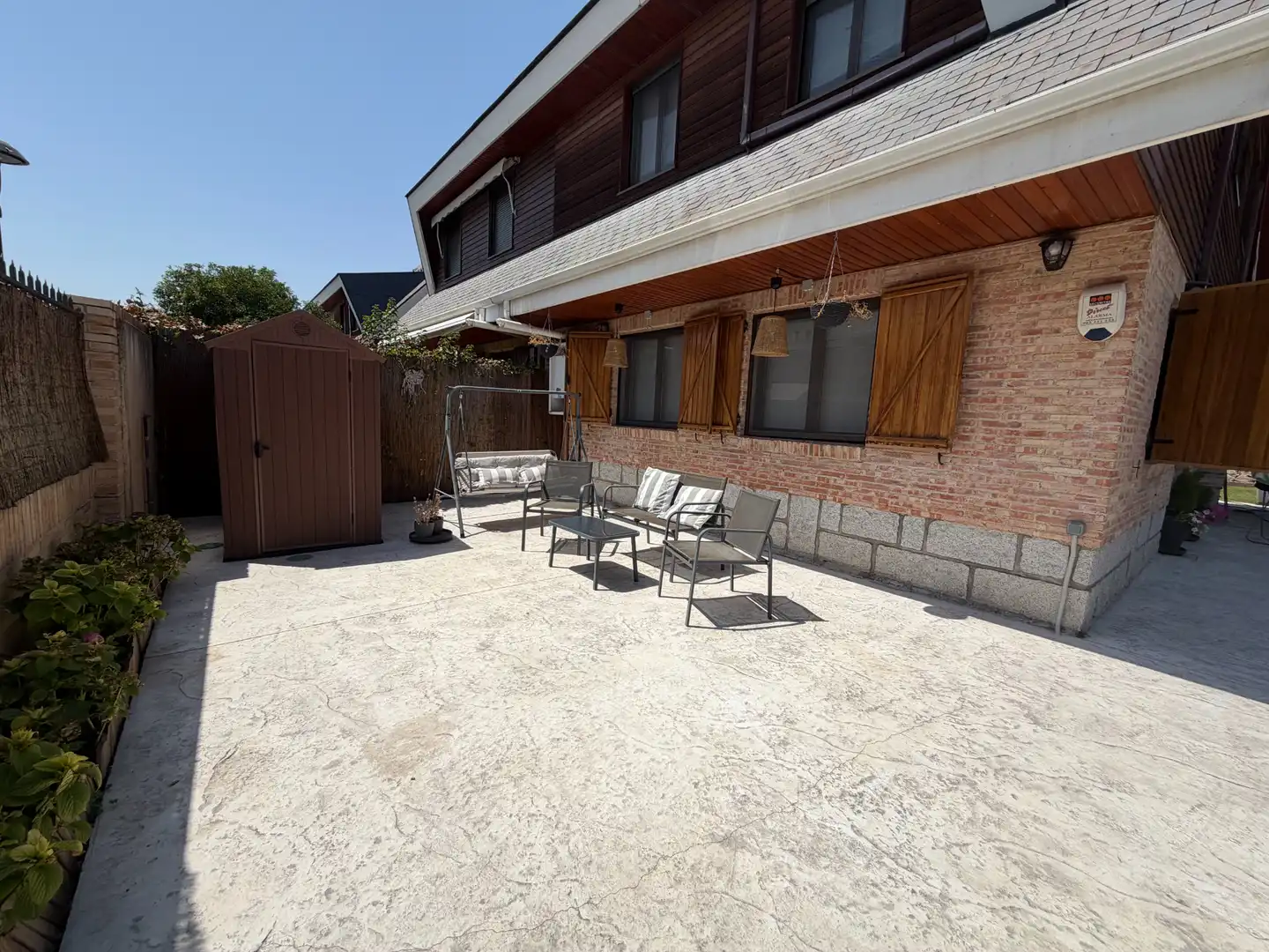 Terraza de Casa adosada en venta en Algete con Aire acondicionado, Calefacción y Jardín privado